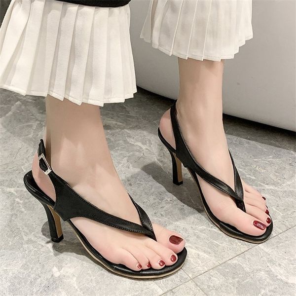 

super high thin heels women sandals ankle strap pumps shoes woman ladies pointed toe high heels dress party shoes, Black