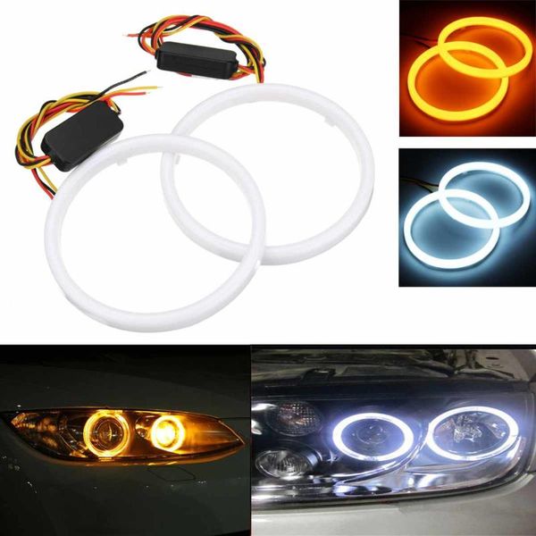 

2pcs 60мм 70мм 80мм 90мм 100мм 110мм 2835 led head light halo ring angel eyes