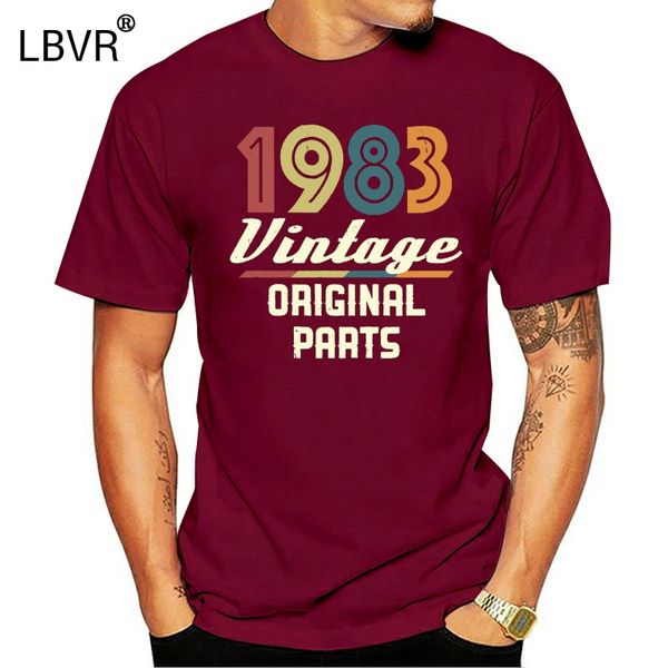 

vintage 1983 tee 35th birthday gift t-shirt men turning 35 funky