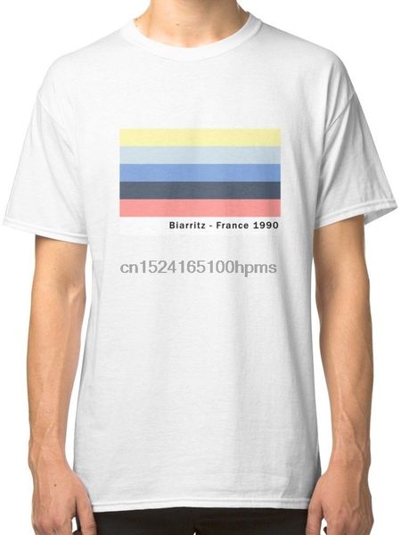 

biarritz - france 1990 men's white tshirt tees clothing