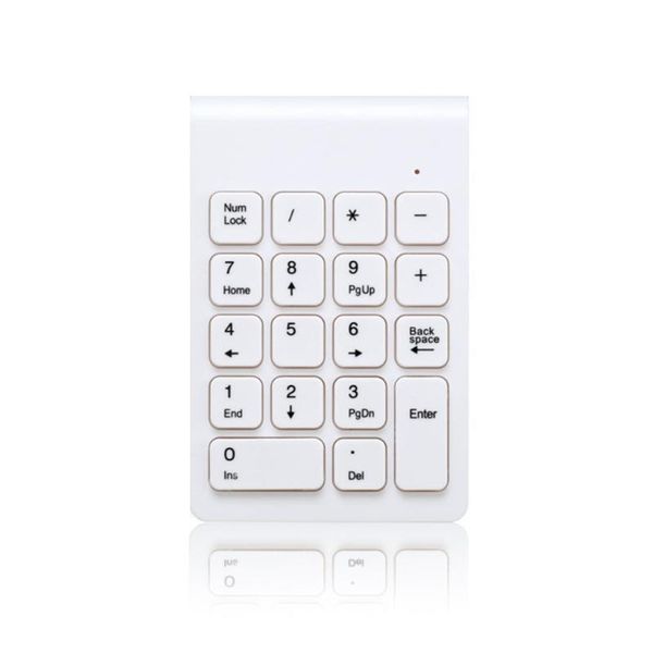 

small-size 2.4ghz wireless numeric keypad numpad 18 keys digital keyboard for accounting teller lapnotebook tablets