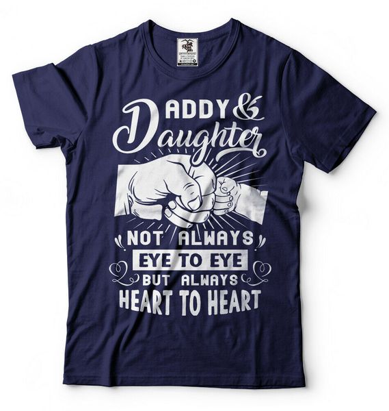 

dad daughter mens t-shirt fathers day gift shirt dad of daughter men creative casual short sleeve novelty funny tees