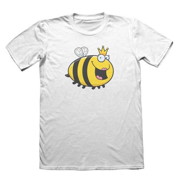 

2019 новое лето 100% хлопок юмор мужчина crewneck tee рубашки счастливого queen honey bee design t-shirt - смешной подарок люди make рубашка