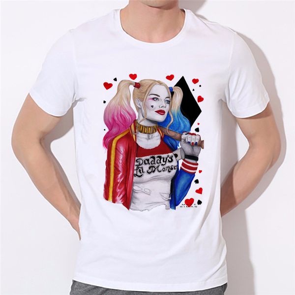

suicide squad t shirt harley quinn t-shirt joker cool novelty funny hip hop pop tshirt style men printed fashion tees