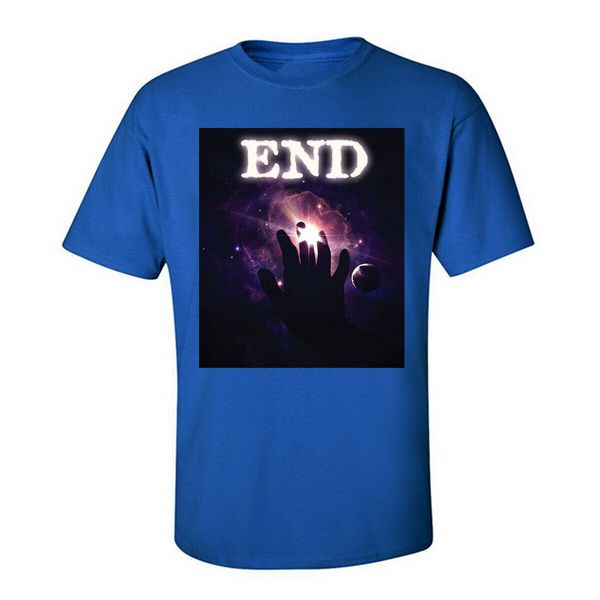 

the end, space mens tees graphic funny generic novelty t-shirt harajuku hip hop tee shirt