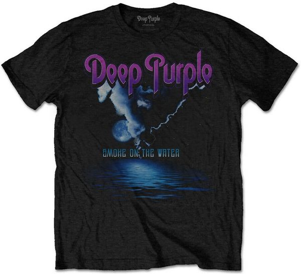 

smoke on the water' deep purple t-shirt - new