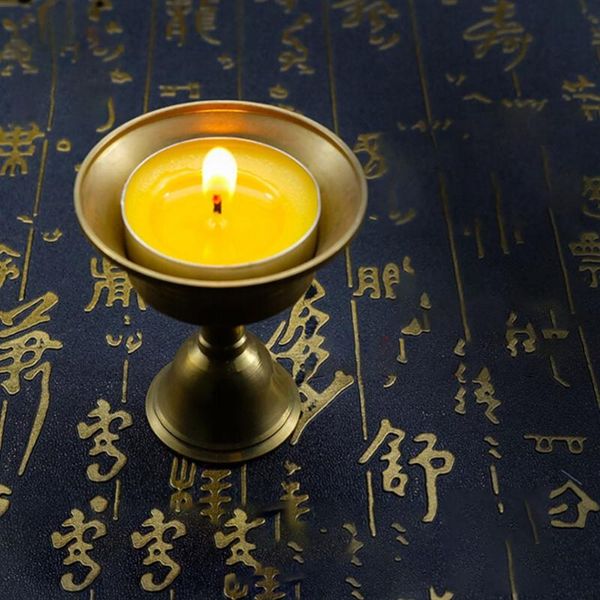 

none lamp holder multi size candle holder tibetan brass butter copper oil lamp