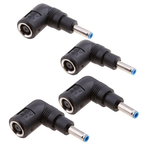 

4pieces dc 7.4 *5.0mm dc jack to 4.5*3.0mm plug 90 right angled adapter