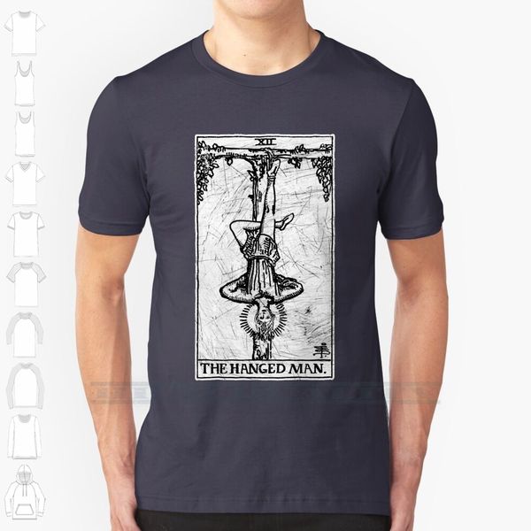 

the hanged man tarot card - major arcana - fortune telling - occult custom design print for men women cotton new