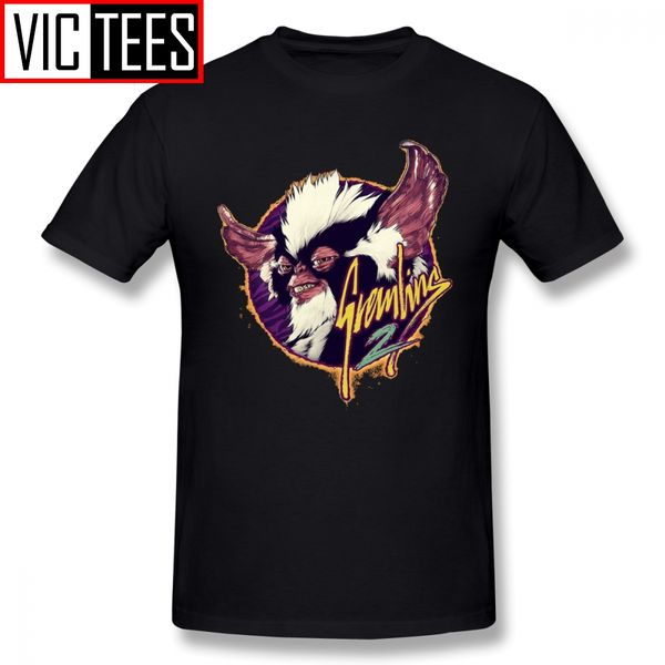 

мужские гремлины футболки гремлины футболка хлопок tee shirt cute плюс размер мода печати мужчины tshirt