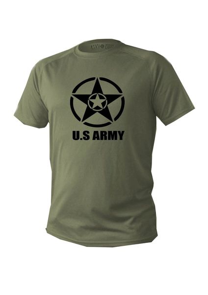 

2020 t shirt mens dry fit short sleeve green olive usa army military shirts man new