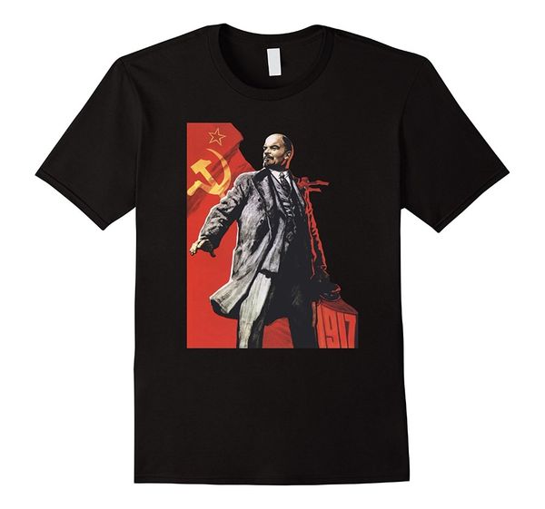 

2019 new men summer tee shirt lenin forever soviet union ussr russia retro vintage jersey funny t-shirt