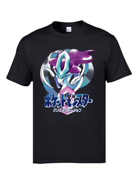 

pocket monsters anime printing tshirts summer 100% cotton crewneck man tees clothing shirt japanese comic boy t-shirts