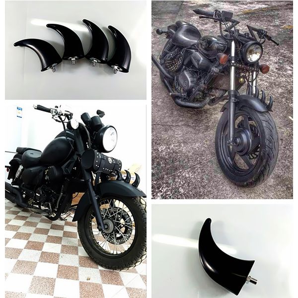 

motorcycle front fender horn decoration for harley chopper bobber model