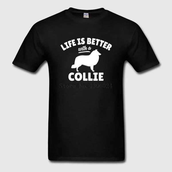 

collie dog owner cool dog gift idea summer ali t shirts 9 colors o neck plus size 2020 summer style shirts short-sleeve mens