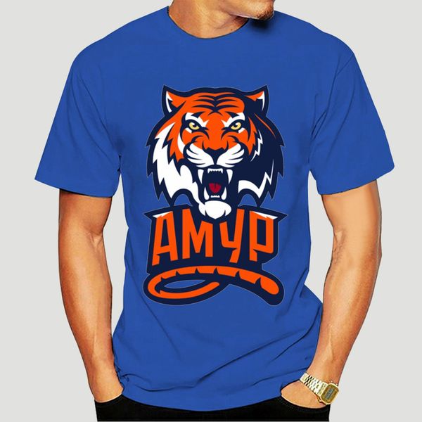 

khl league t shirt hc amur khabarovsk men's t-shirts-3175a