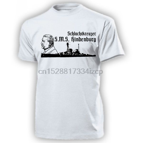 

2020 мода лето стиль sms гинденбург гробер крейцер schlachtkreuzer marine - футболка tee рубашки