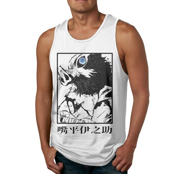

vintage style pure cottoninosuke the wild pig sleeveless tank graphic print crewneck sleeveless shirt