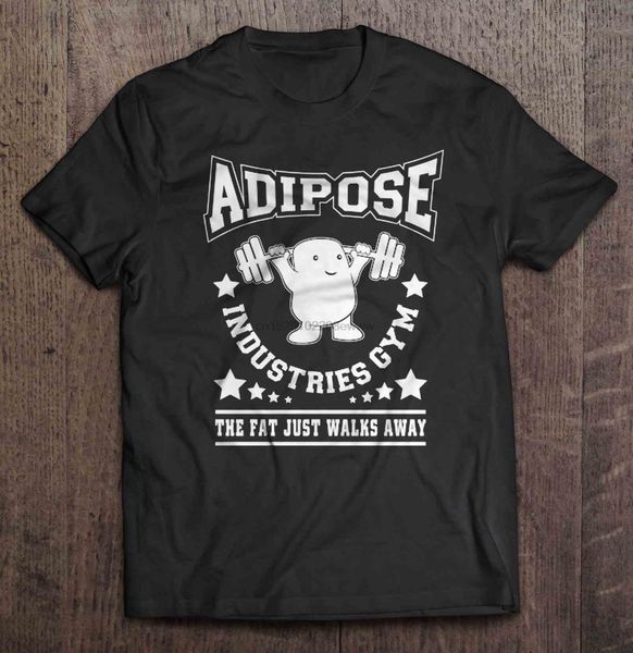 

men t shirt adipose industries gym the fat just walks away women t-shirt
