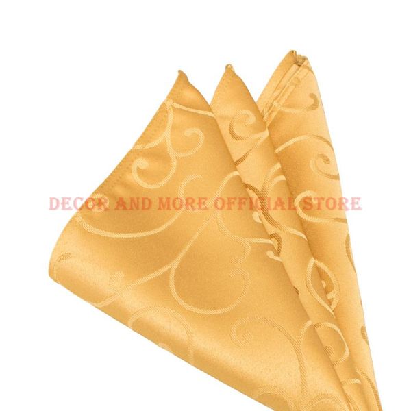 

table napkin 50pcs decor polyester wedding napkins solid damask dining red white gold for el party home 48cm/19inch wholesale