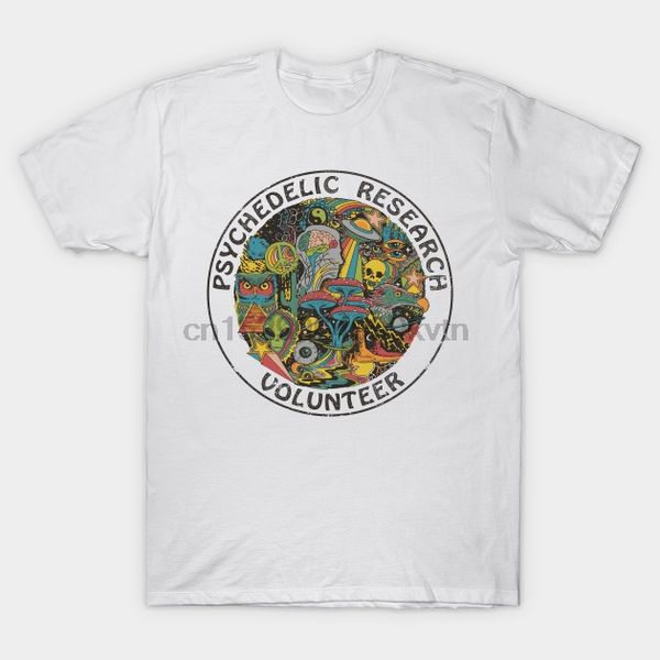 

psychedelic research volunteer diy tee t shirt short sleeve t shirt summer cmt