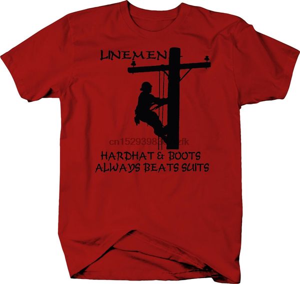 

lineman каска ботинки полезность полюс альпинист рабочий цвет t-shirt