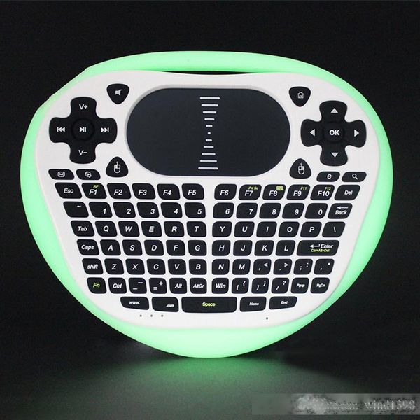 

backlight version--mini fly air mouse t8 2.4g wireless keyboard remote controlers touchpad for pc notebook android tv box