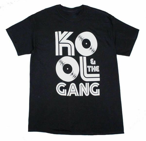 

kool банда отчеты логотип футболка streetwear casual tee shirt