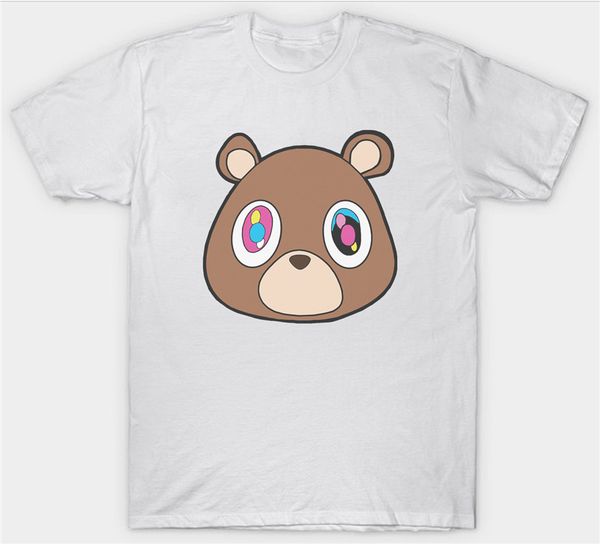 

kanye west медведь футболка rap hip hop music harajuku хип-хоп tee shirt