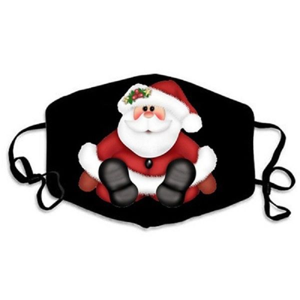 

fashion clown men festival masks trendy printed pattern teenagers decoration mask personality charm male#154, Black