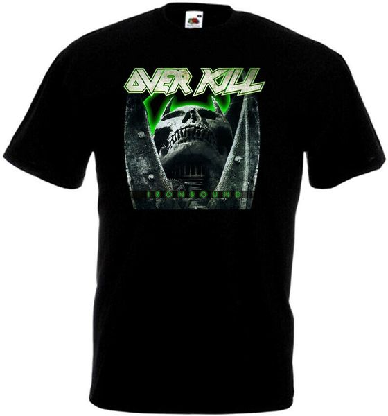 

overkill ironbound v1 t-shirt black thrash heavy metal all sizes s...5xl