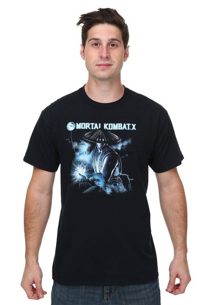

mortal kombat x raiden mens t-shirt