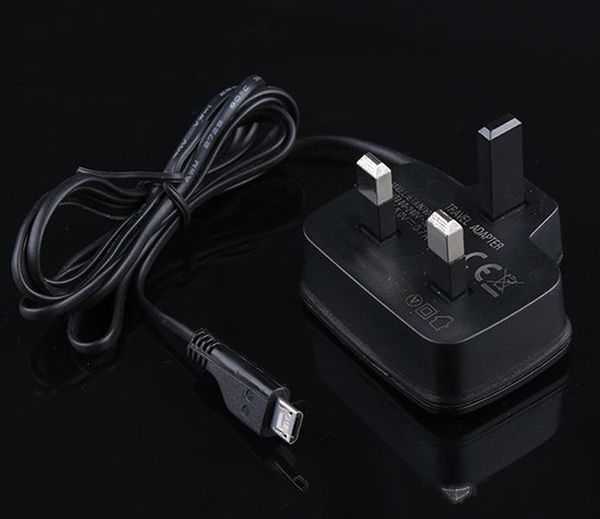 

new uk standard usb travel charger power adaptor v8 micro usb port for samsung mobile 9100 5v 1000ma