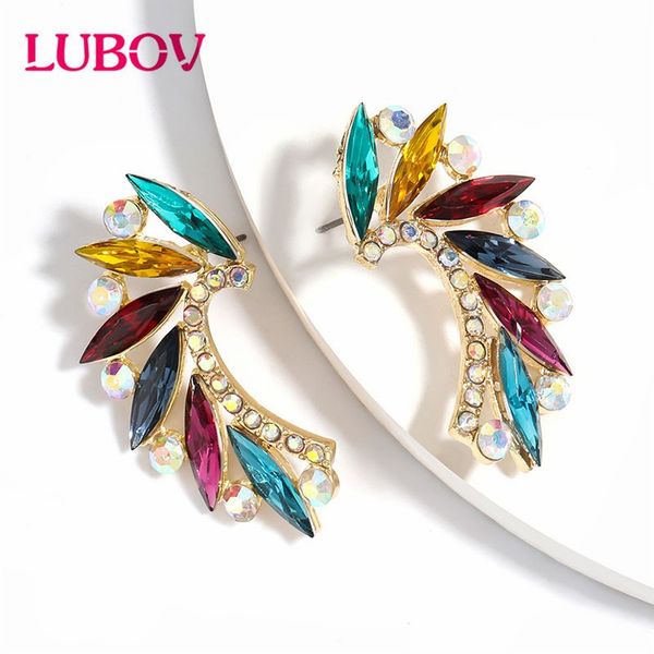 

stud 2021 arrival irregular korean jewelry love heart shaped earrings women fantaisie bijoux femme, Golden;silver