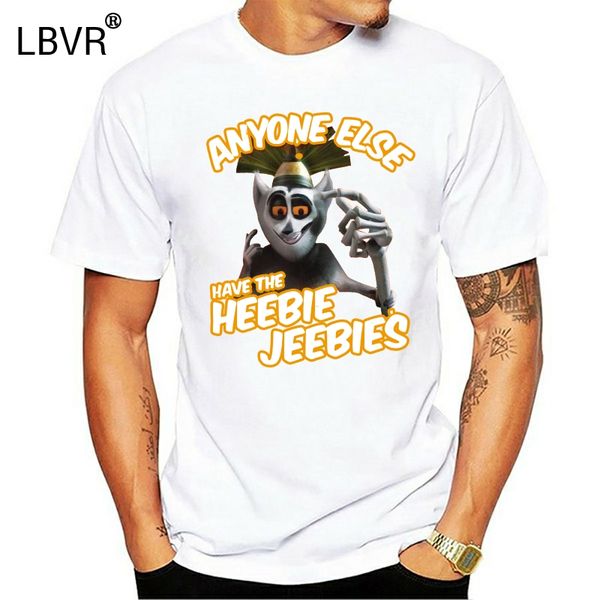 

madagascar t-shirt heebie jeebies orange heather tee harajuku fashion classic tee shirt