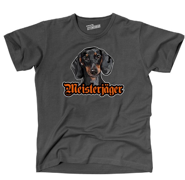 

футболка meisterjäger dackel такса hundemotiv dackelmotiv wilsigns siviwonder
