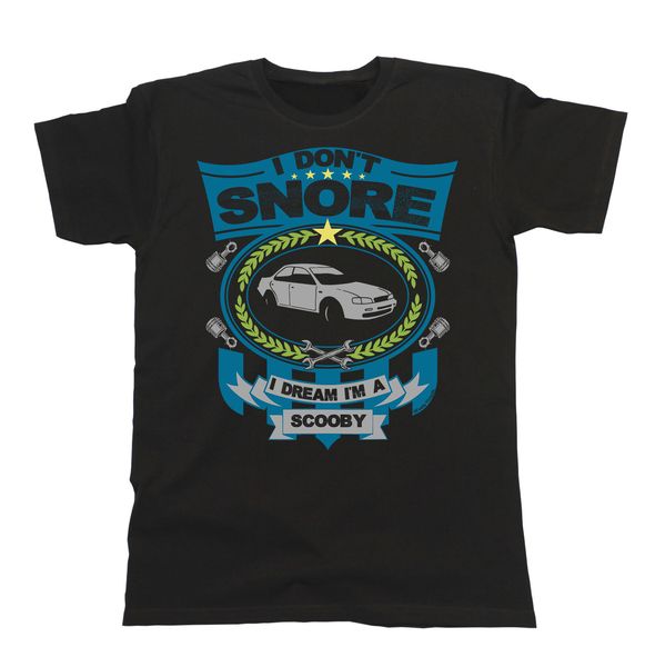 

2019 new men's t shirt i don`t snore i dream i`m a japanese car fans impreza 1st gen cla tee shirt