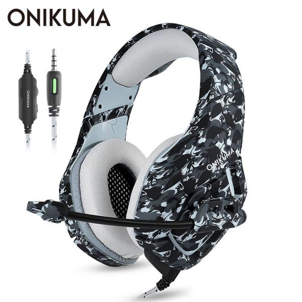 

onikuma k1 casque camouflage ps4 headset with mic stereo gaming headphones for cell phone new xbox one lappc 10pc/lot