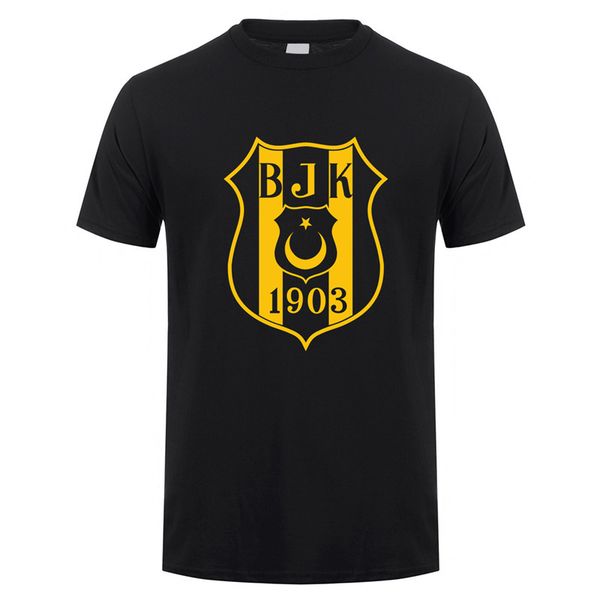 

turkey besiktas t shirt men summer short sleeve cotton besiktas t-shirts man lh-172