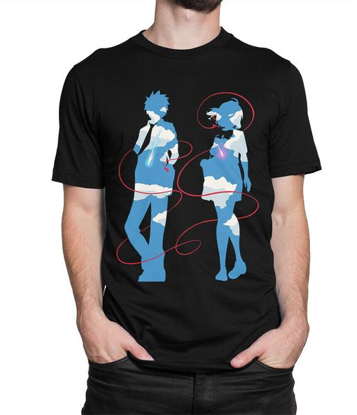 

ваше имя аниме graphic t-shirt премиум хлопок рубашка harajuku tee shirt