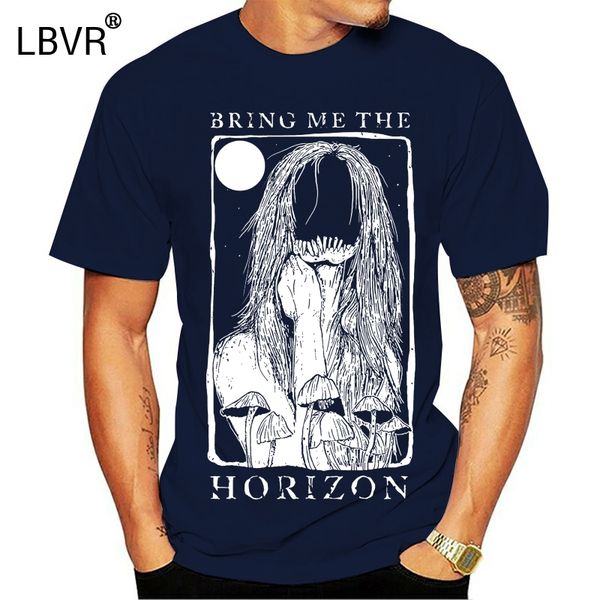 

men t shirt bring me the horizon shroom printed black funny t-shirt novelty tshirt women