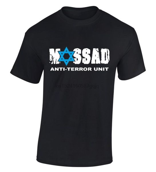 

мода новые топ тройники tshirts израиль футболка моссад антитеррор блок секретной службы s-xxl лето мужская одежда