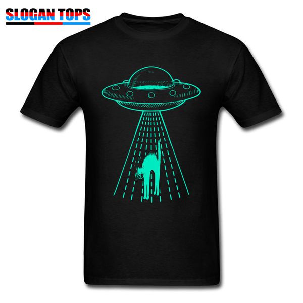 

t-shirt alien t shirt men tshirts ufo stolen my cat tshirt guy funky clothes funny streetwear simple cartoon tees cat lover