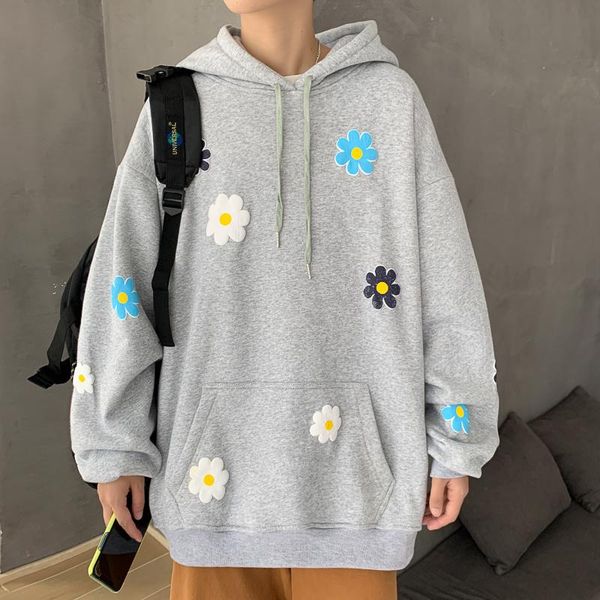 

spring autumn skateboard casual print men's hip hop hoodies sweatshirts streetwear brand black white fashion clothe kg-1019