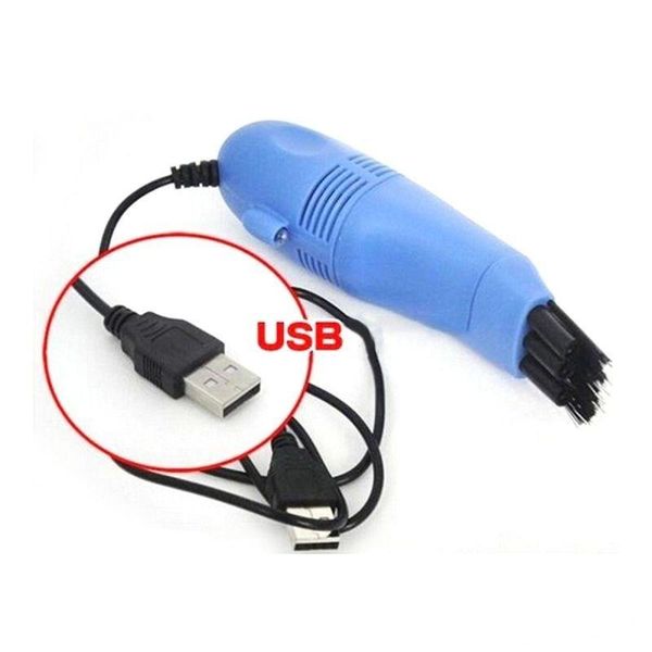 

mini computer vacuum usb keyboard cleaner pc lapbrush dust cleaning kit (color random