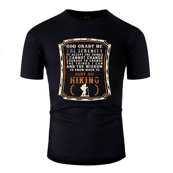 

печать господи, дай мне душевный покой, чтобы принять то, что я tshirt мужчины прохладный мужчины tee shirt crew neck camisetas
