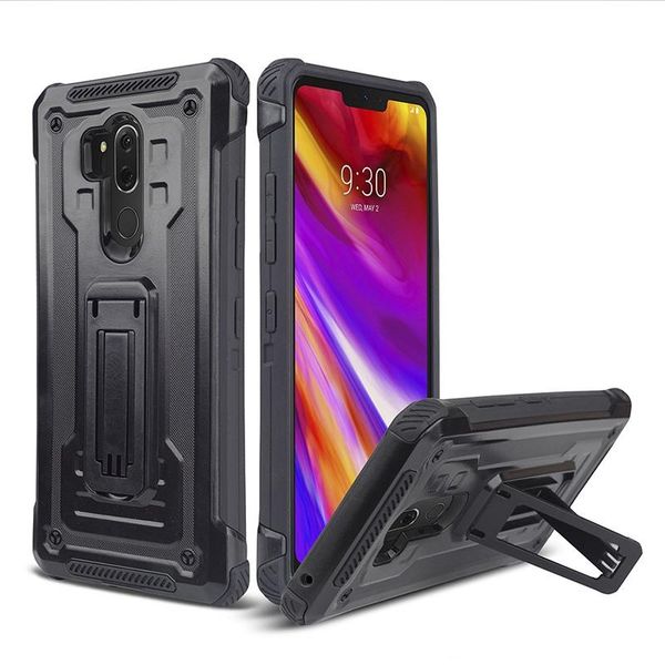 

for lg v40 thinq g710 thinq q7 plus hybrid armor vantage dual kickstand phone case 100pcs at least oppbag