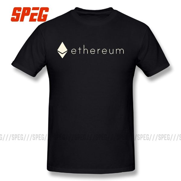 

t-shirts ethereum crypto currency cryptocurrency men's short sleeve present t shirt 100% cotton tee shirts s-5xl o-neck