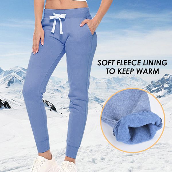 

vertive 2020 новой осень женщина sweatpants повседневные сплошные теплые брюки цветов брюки тонкорунных женские тренировки спорт sweatpants, Black;blue