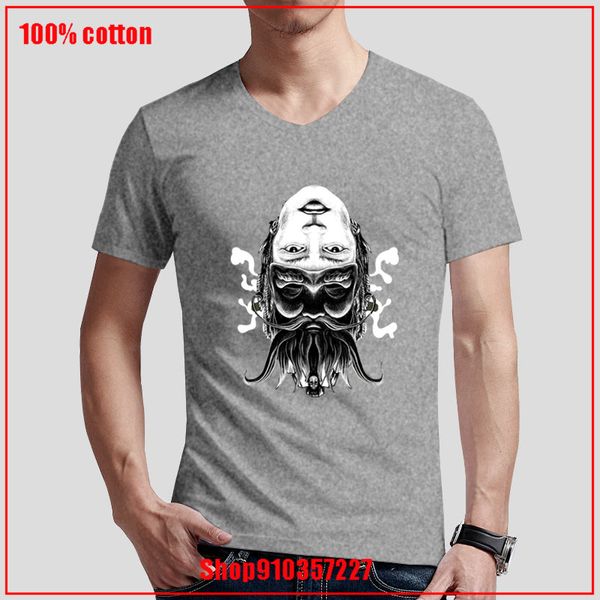

new arrival 2020 t shirt cotton love v-neck casual old gods print short sleeve gothic clothes harajuku streetwear